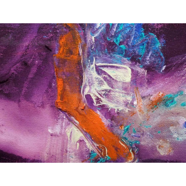 Pablo Antonio Milan Dancing Kachina Acrylic Paper Original Painting Make Offer For Sale - Image 4 of 10