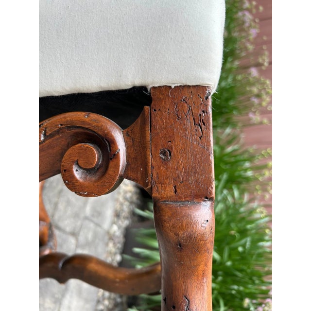 Louis XIV Mutton Bone Armchair, Early 18th Century For Sale - Image 11 of 11