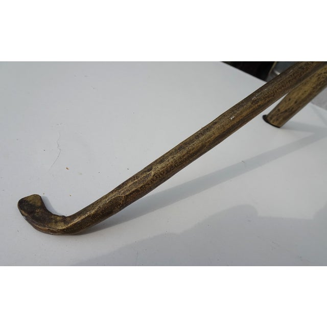 Bronze and Glass Side Table in the style of Felix Agostini, 1970s For Sale - Image 18 of 18