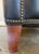 Pair of Thomasville Black Leather Wingback Lounge Chairs For Sale - Image 4 of 17