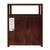 Lark 21 in. W Wood 2 Drawer Nightstand with Open Storage Shelf, Walnut For Sale In Chicago - Image 6 of 8