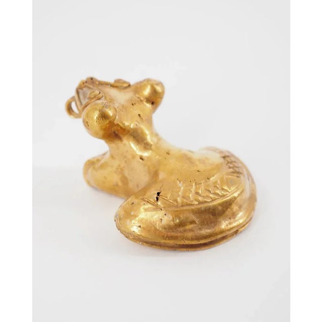 Colombian Taïrona Tumbago Statuette of Amazon Jaguar For Sale - Image 3 of 7