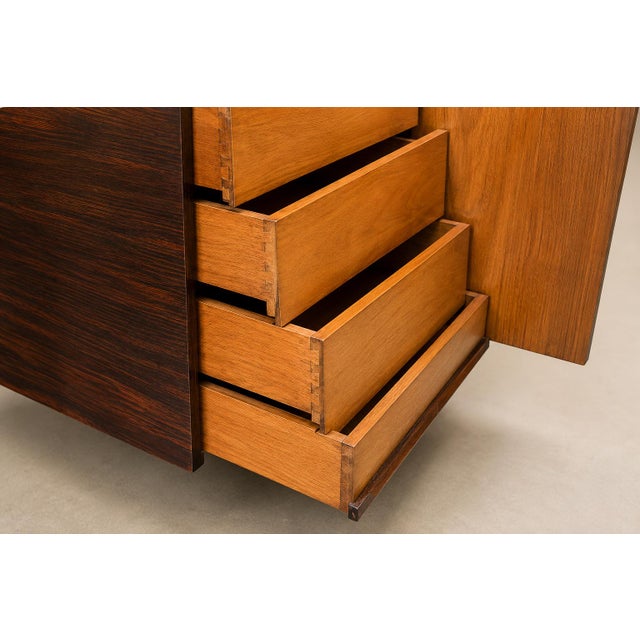 1960s Brazilian Modern Credenza in Rosewood & Pau Marfim, Attributed to Martin Eisler, 1950s For Sale - Image 5 of 18