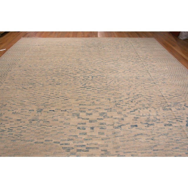 Early 21st Century Abstract Geometric Modern Area Rug For Sale - Image 5 of 9