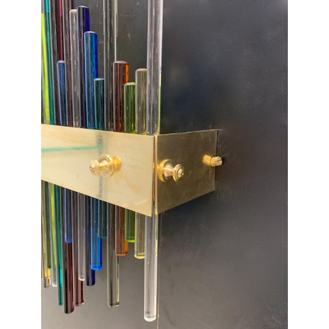 1960s Murano Vibrations Wall Lamp from Enrico Neri, 1960s For Sale - Image 5 of 12