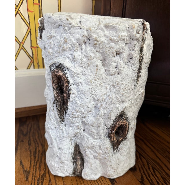 Renaissance Original Faux Bois Stool For Sale - Image 3 of 4