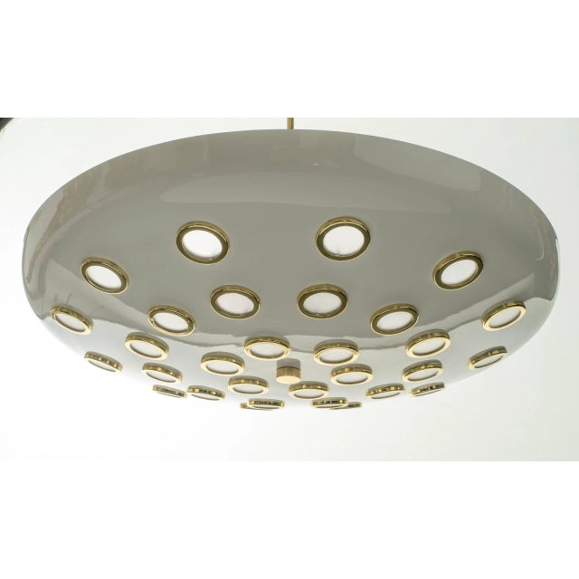 Not Yet Made - Made To Order Large Dome Chandelier in the Manner of Angelo Lelli - a Pair For Sale - Image 5 of 11