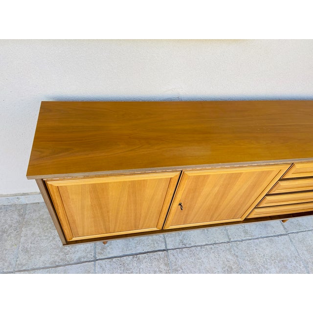 1960s Scandinavian Walnut Sideboard, 1960s For Sale - Image 5 of 13