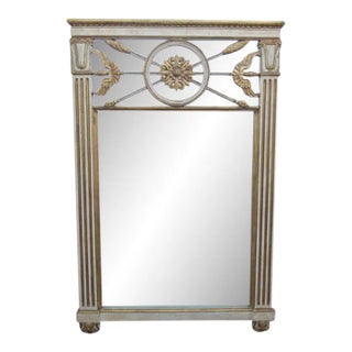 Neoclassical Style Italian Painted Mirror For Sale