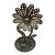Vintage Silver Tone Flower Figurine | Pierced Metal Daisy Sculpture | Hollywood Regency Vanity Decor | Mid Century Floral Accent For Sale