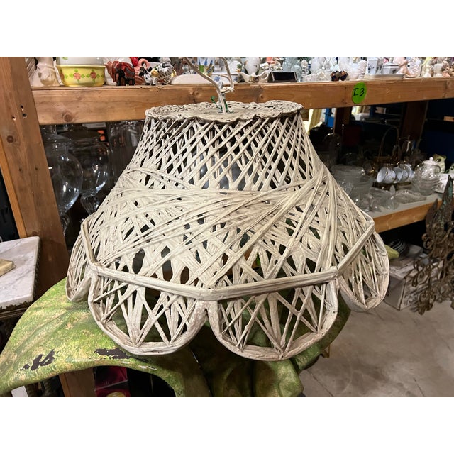 1970s Palm Springs Fiberglass Chandelier For Sale - Image 9 of 10