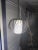 1970s Mid-Century Steel and Acrylic Pendant Lamp For Sale In San Diego - Image 6 of 9