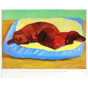 David Hockney, Dog 43 Poster, 1995, Print