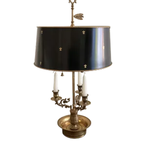 Vintage Mid 20th Century Warren Kessler New York Bronze Lamp