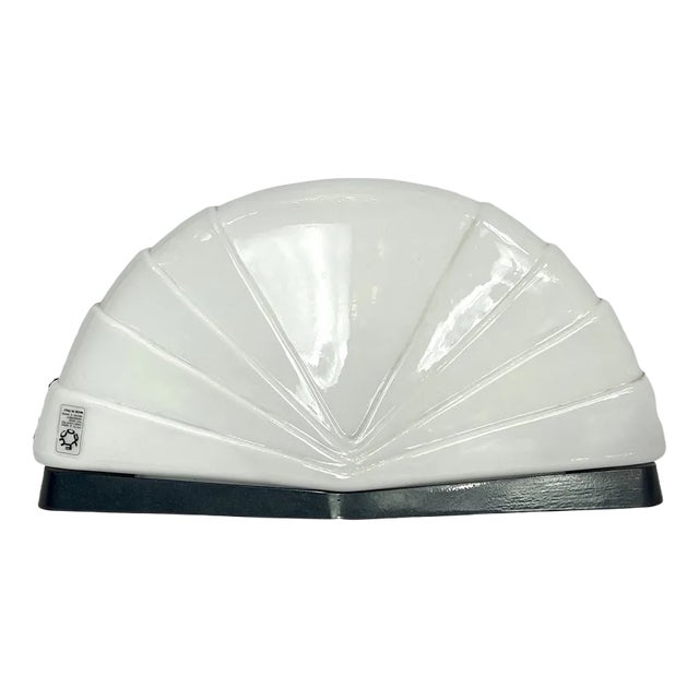 Mid-Century Modern Glass Flores Table Lamp by Paolo Nava for Leucos For Sale