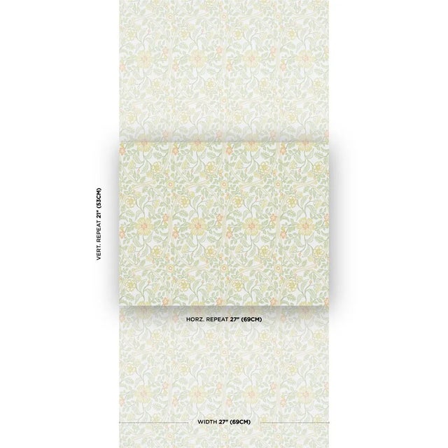 Based on hand-painted ornamental motifs, Garden Guild is an elegant surface-printed wallpaper that evokes the decorative...