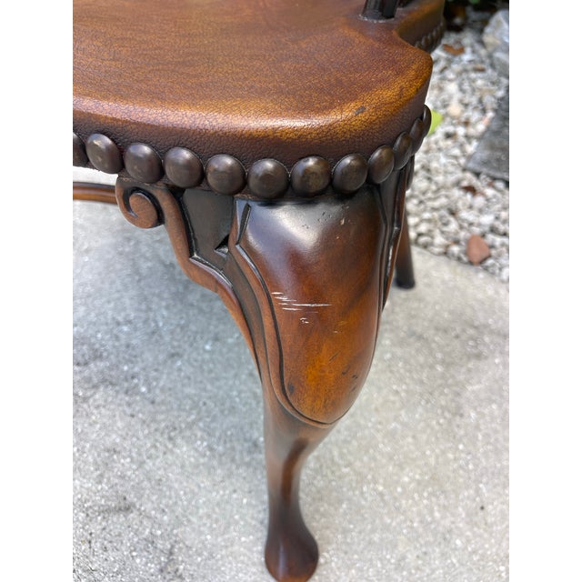Vintage Gothic Revival Windsor Armchair Attributed to Theodore Alexander For Sale - Image 11 of 14