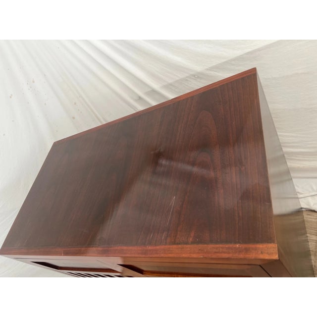 1990s Japanese Tansu Style Chest Cabinet Stacking Six Drawers Pull Out Armoire Shelf For Sale - Image 9 of 16