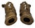 Large Pair of French Gilt Bronze Hoof & Acanthus Sabots, France, Circa 1900 For Sale - Image 9 of 12
