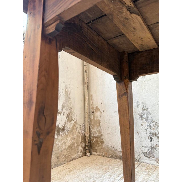 Farmhouse Table in Oak with Spindle Legs, 1950s For Sale - Image 12 of 18