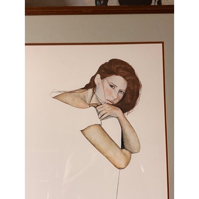 Christine Rosamond, Maggie, 1988 Signed Limited Edition Lithograph For Sale - Image 4 of 5