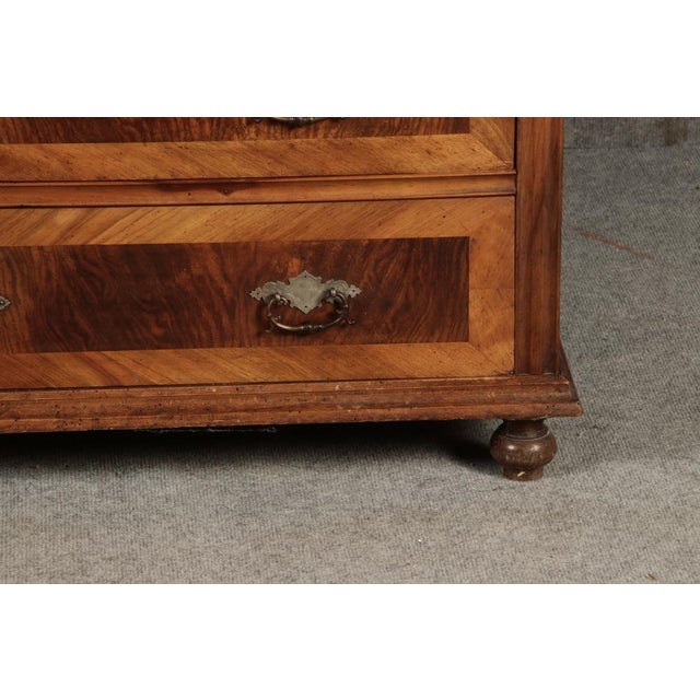Wilhelminian Chest of Drawers in Walnut, 1880s For Sale - Image 6 of 18