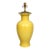 Bright Yellow Ceramic Baluster Table Lamp For Sale