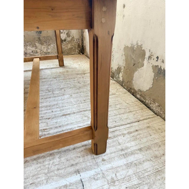 Pine Farmhouse Table, 1960s For Sale - Image 16 of 18