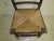 Early 1900s Antique Hitchcock Style Black Gold Stenciled Farmhouse Rush Seat Side Chair For Sale - Image 10 of 12