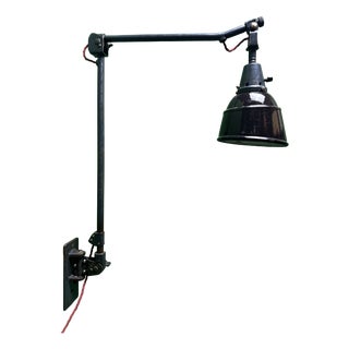 Vintage Wall Mounted Task Lamp by Curt Fischer for Midgard, 1930s For Sale