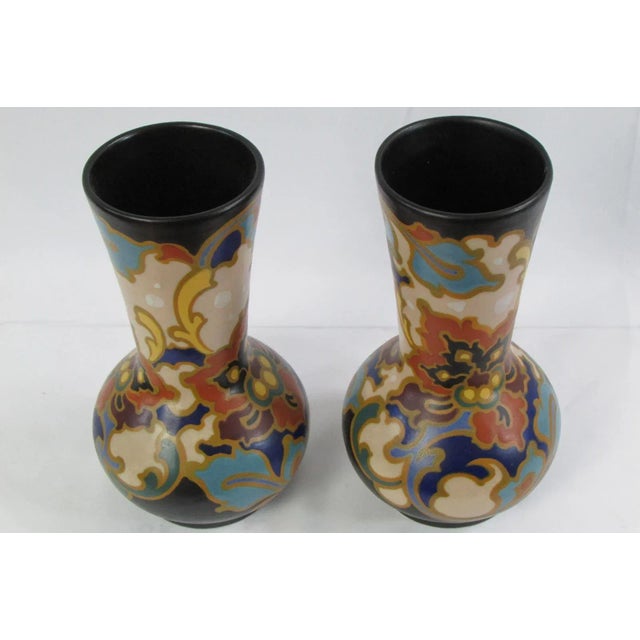 1950s Vases by Régina Rosario for Gouda Holland, Set of 2 For Sale - Image 5 of 7