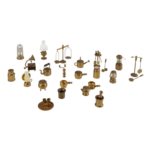 Vintage Brass Temptations Miniature Collection For Sale