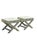 Contemporary 1980s Pair Large Vintage X Benches in Schumacher For Sale - Image 3 of 16