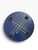 Vintage Mid-Century Modern Blue Laminate Round Side Table With Folding Hairpin Legs For Sale In Portland, ME - Image 6 of 6