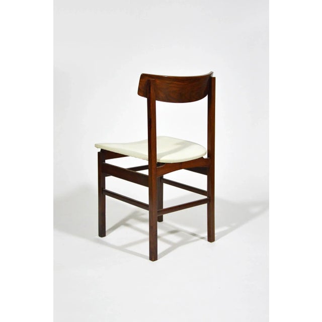Vintage Italian Rosewood Dining Chairs, 1960s, Set of 6 For Sale - Image 9 of 13