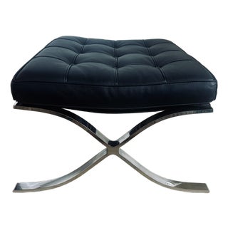 Mies Van Der Rohe for Knoll Barcelona Ottoman Mid Century Modern Bauhaus For Sale