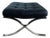 Mies Van Der Rohe for Knoll Barcelona Ottoman Mid Century Modern Bauhaus For Sale