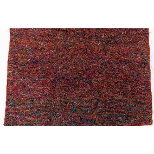 Modern Sari Silk Runner Fragment by Doris Leslie Blau For Sale - Image 4 of 7