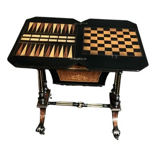 Victorian Games Table, 1870s For Sale