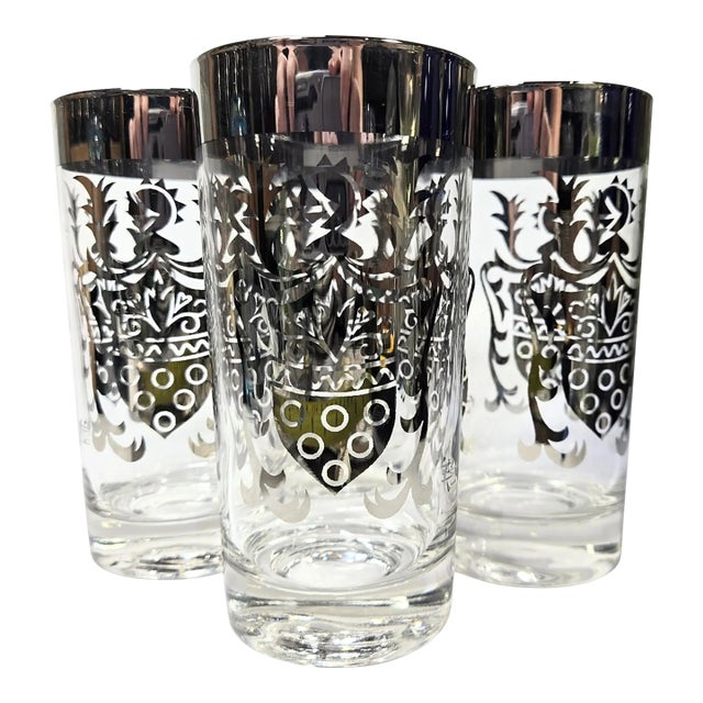 Silver Suit of Arms Tumblers- Set of Four For Sale