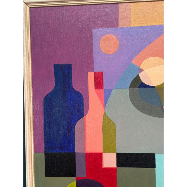 BMK, Abstract Still Life, 1993, Oil Painting on Canvas, Framed For Sale - Image 17 of 18