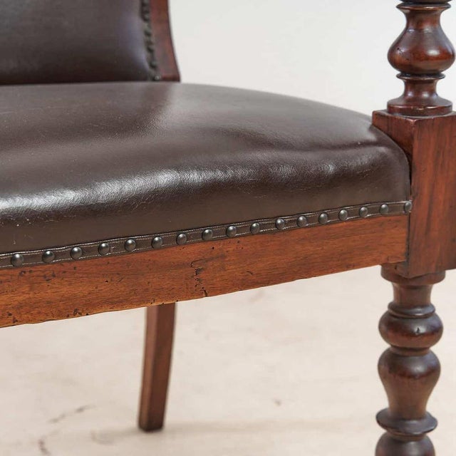 Early 19th Century Walnut Armchair For Sale - Image 4 of 6