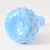 Opaline Blue Glass Hobnail Pattern Vase from Empoli, 1960s For Sale - Image 6 of 10