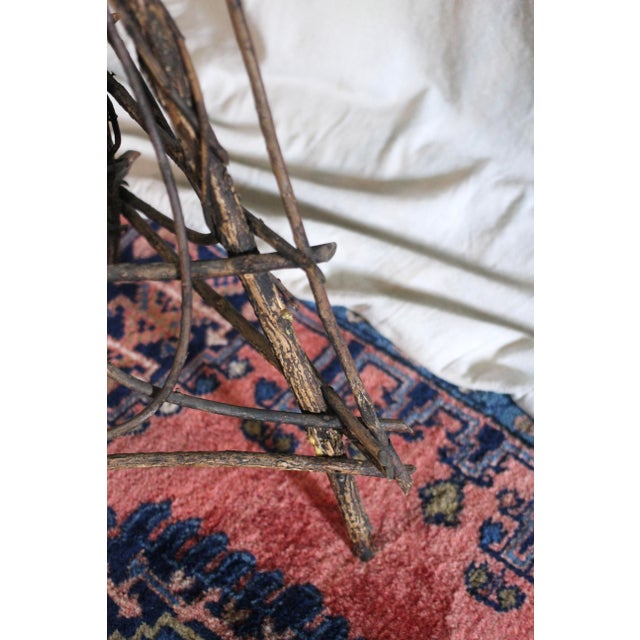 Antique Looped Branch Adirondack Twig Table For Sale - Image 9 of 14
