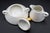 Late 20th Century 1980s Postmodern Harlekin Gold Arabia Finland Coffee, Sugar Bowl & Creamer For Sale - Image 5 of 6