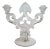 Cambridge Crystal 1441 Glass Key Hole Candelabrum For Sale