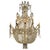 Very fine antique Italian basket form beaded chandelier. Featuring 3 tiers and covered in gorgeous crystals. So elegant!...