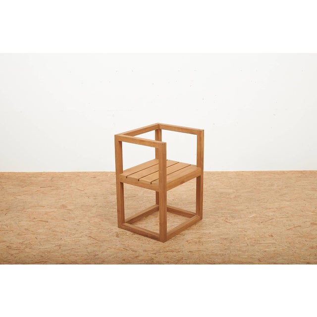 Outdoor Armchair in Oak by Peter Wigglesworth for Formatera AG, 1985 For Sale - Image 9 of 12