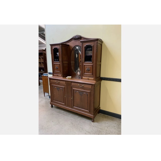 1930s Vintage Art Deco Display Cabinet, 1925 For Sale - Image 5 of 10