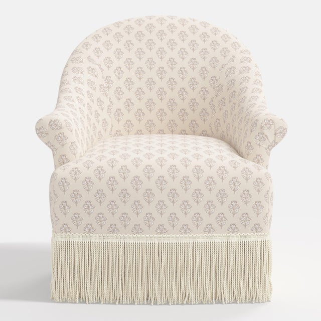 Cloth & Company Stoffer Home x Cloth & Company Marie Swivel Chair in Francie Cream For Sale - Image 4 of 7